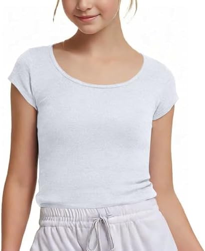 Generisch Sudadera de anime sin vientre para niñas, camiseta de m...