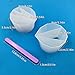 AFUNTA 3/5 Cavity Split Cups for Paint Pouring, Reusable Silicone Split Cup for Acrylic Pouring with 3 PCS Silicone Stir Sticks