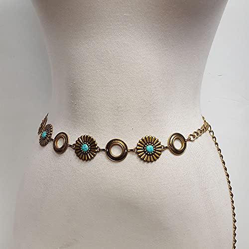 Trendy Metal Chain Belt in Daisy2