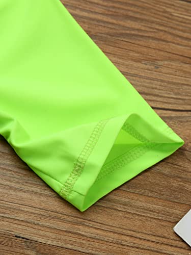 Image of Alvivi Kids Baby Boy Girls Short Sleeve Shorty Swimming Suit UV Sun Protective Zipper One Piece Swimsuit