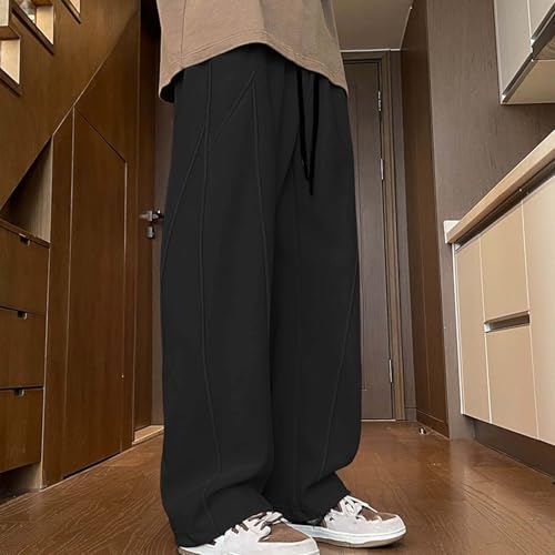 Sweatpants for Girls 10-12 Cute Y2K Bow Drawstring Wide Leg Pants Casual Loose Workout Athletic Pants with Pockets2