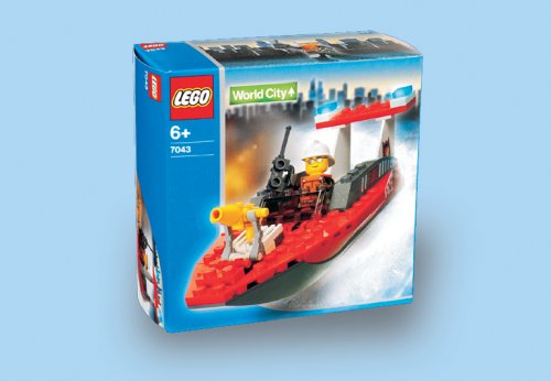 Preisvergleich Produktbild LEGO World City 7043 - Kleines Löschboot