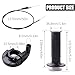 MRELC Mini Bike Throttle Cable Assembly Kit fit for Coleman CT200U CT200U-EX BT200X Baja DB30 Warrior MB200 Predator 212cc Massimo Motovox 196cc 200cc 6.5hp Engine Parts (7/8