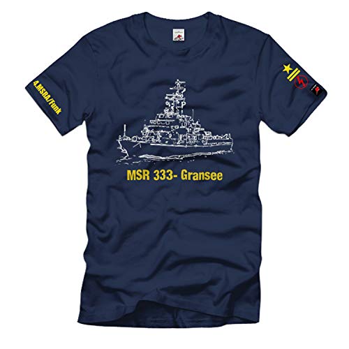 T-shirt Marine DDR bleu MSR 333 idéal pour un look rétro au quotidien