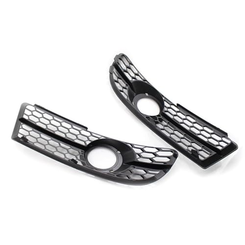 1 paire de couvercle calandre phare antibrouillard pour Audi A4 B7 SLine 2005-2008 - 3