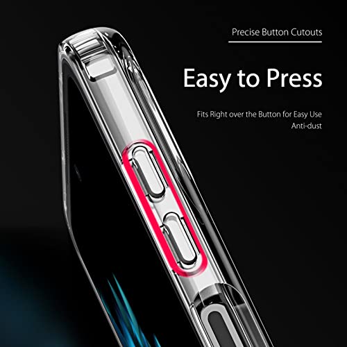 Image of for Oppo Find N2 Flip,Oppo Find N2 Flip Phone Case Clear Transparent Reinforced Corners TPU Shock-Absorption Flexible Cell Phone Cover for Oppo Find N2 Flip - Transparent