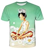 Kurzärmlige T-Shirt-Mode und lässiger 3D-Druck, geeignet für Jungen, Jugendliche und Männer.