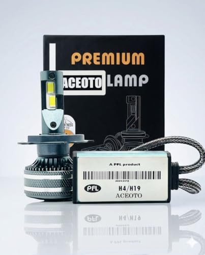 Image of H4 LED Headlight Bulb for Bike 100W 10000LM 6500K Super Bright White | Motorcycle LED Headlight with Cooling Fan | Long Life | Compatible with H4 /H19 | 1 Years Warranty | Pack of 1Pc only