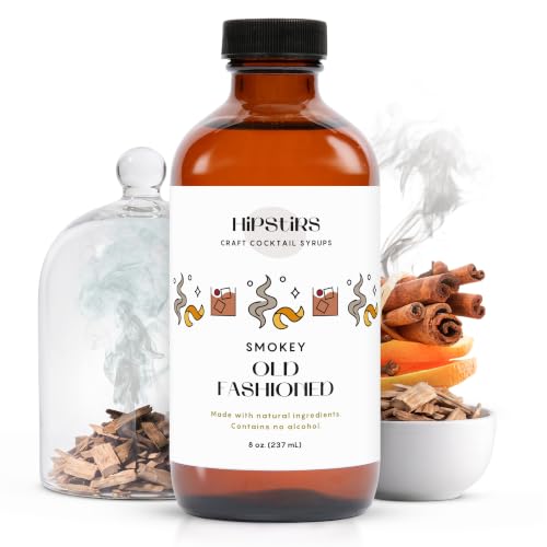 HipStirs Smokey Old Fashioned Syrup, Made with Natural Ingredients