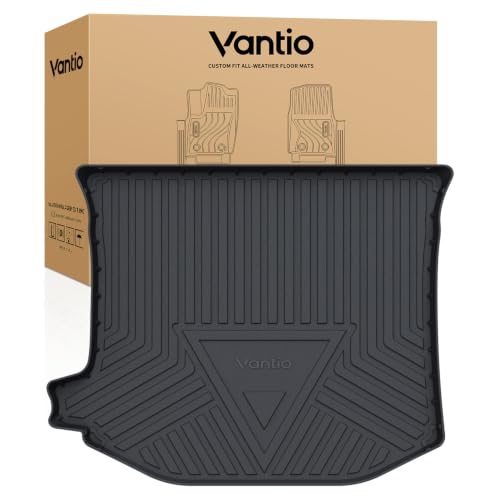 Image of Cargo Liner for 2011-2021 Jeep Grand Cherokee (Not for Grand Cherokee L), Custom Fit TPE Trunk Mat, All Weather Heavy Duty Waterproof Anti-Slip Cargo Tray Protector