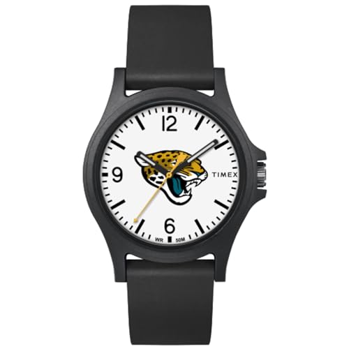 Montre Timex Arena Jacksonville Jaguars noire 40 mm le cadeau parfait pour homme fan de NFL