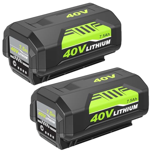 Replacement for Ryobi 40V Battery 7.5Ah OP40601 OP40602 OP4075A OP40261 OP40404 OP4050A Compatible with Ryobi 40Volt Battery Absolute Cordless Tools
