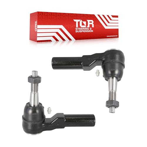 TOR Front Outer Steering Tie Rod End Pair Replacement For 2011-2023 GMC Chevrolet Sierra 2500 HD Silverado 3500 KTR-104685 by TOR - Used condition - CA$46.87