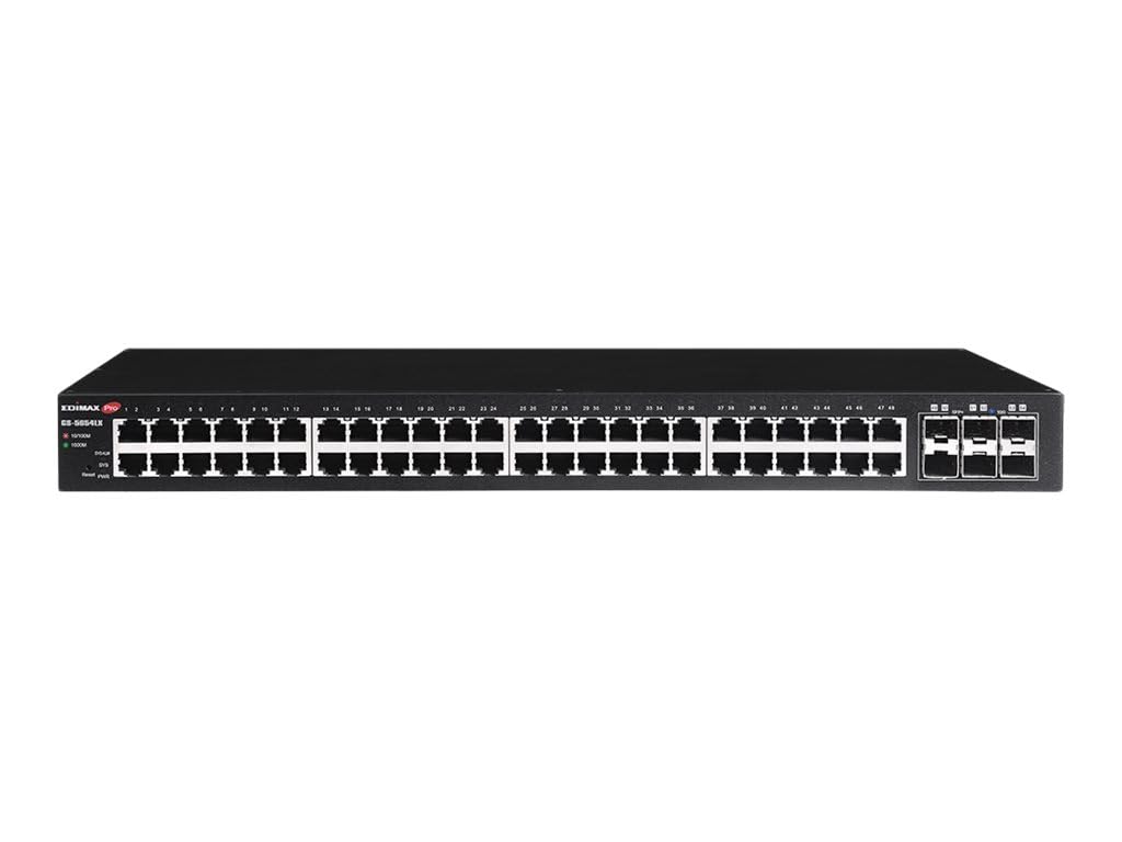 Edimax GS-5654LX - 54-Port Gigabit Web Smart Switch with 6 SFP+ 10G Ports