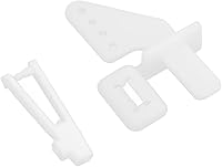 Vista 8 de LIANGLIDE Juego de 20 juegos de 4 agujeros de control de cuernos de horquilla KT ángulo de timón para avión RC, espuma de ala fija especial