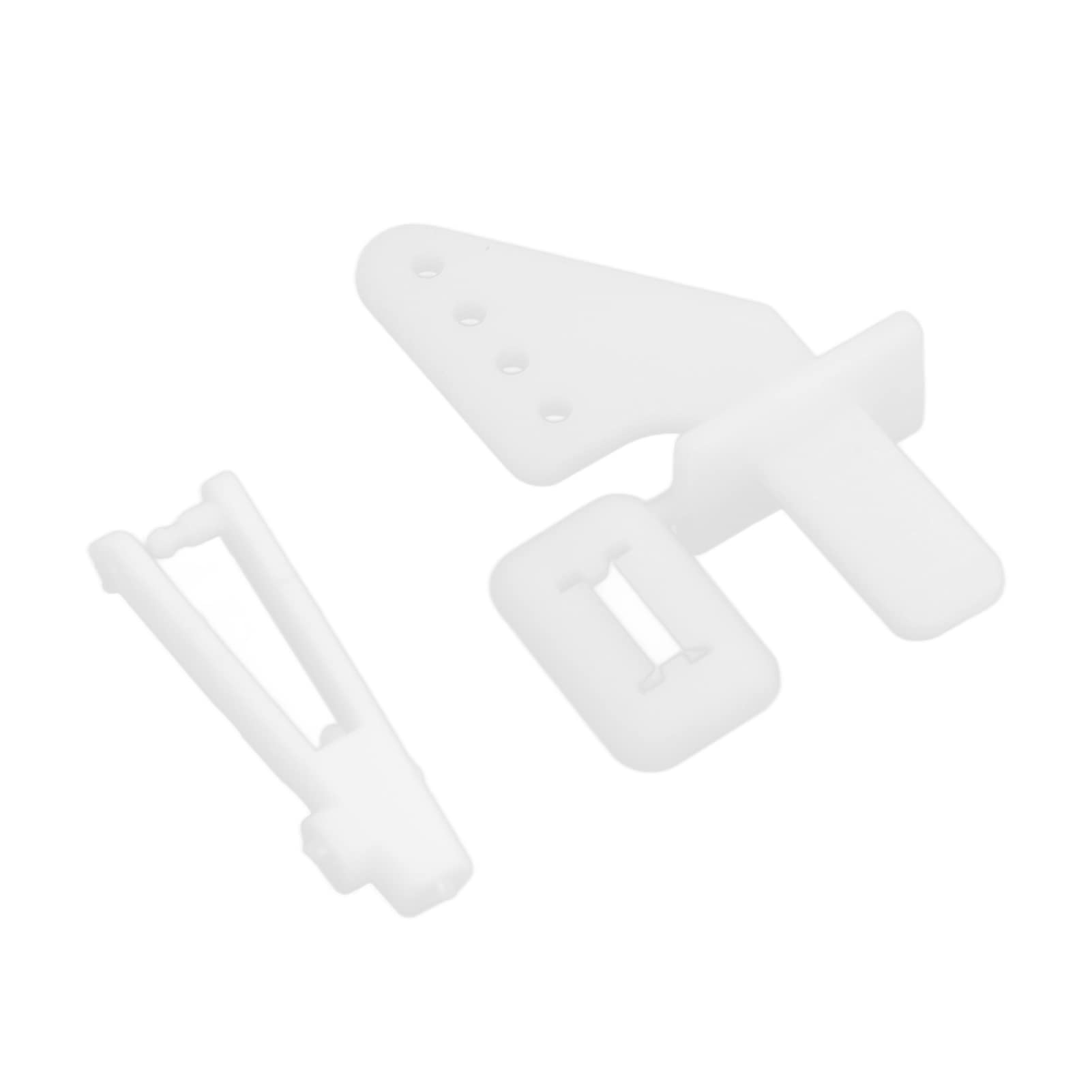 20 Zestawów 4 Otwory Kontrolne Rogi Zestaw Clevis, KT Kąt Steru dla Samolotu RC Pianka Puszczania Samolotów, Model RC Samolot DIY Części