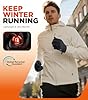Benirap Winter Gloves for Men Women, Warm Touchscreen Winter Gloves Windproof Non-Slip for Cold Weather Running Cycling Black #4