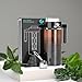 Coffee Gator Cold Brew Coffee Maker - 47 oz Iced Tea and Iced Coffee Maker and Pitcher with Borosilicate Glass Carafe, Filter - Black