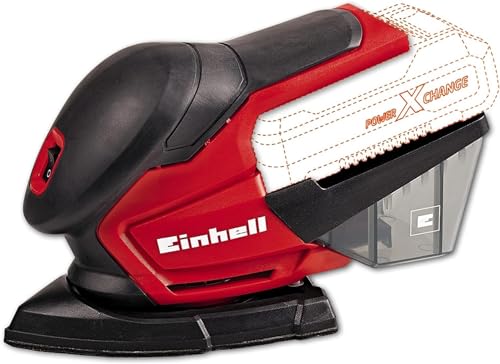 Einhell TE-OS 18 Li-Solo Power X-Change 18 V Lithium Cordless Multi Sander with Filter Box