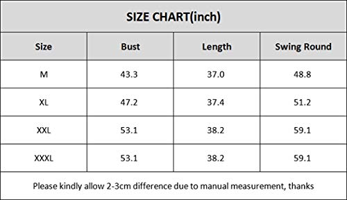 Asher Fashion Ladies Loose Fitting Sleepwear Oversized Nightgown Dress (Gray Colorful Dot 3Xl) #TOP5