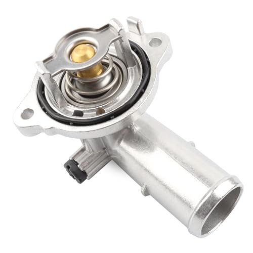 Upgrade Aluminium Thermostat Housing Compatible with Dodge Jeep 3.6 3.6L - 2011-2015 Durango & Grand Cherokee 2012-2017 Wrangler JK JKU 2018 Wrangler JK Replace 902-852 902852 5184651AH 5184651AG