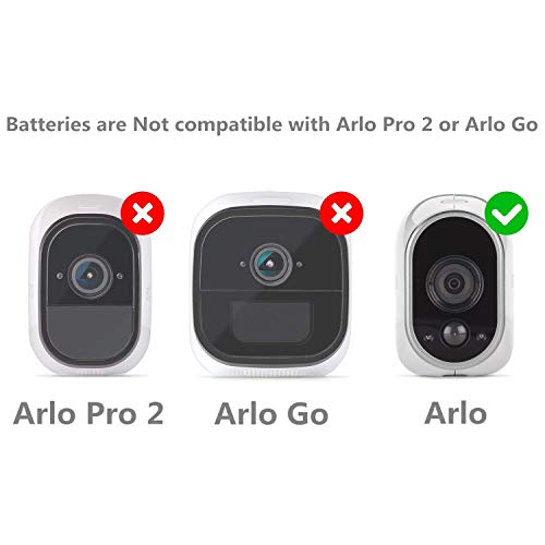 Taken Cr123A Lithium Batteries For Arlo 24 Pack 3.7V 800Mah Recharged Battery With 8-Ports Charger For Arlo Cameras (Vmc3030/Vmk3200/Vms3330/3430/3530), Flashlight, Microphone #TOP5