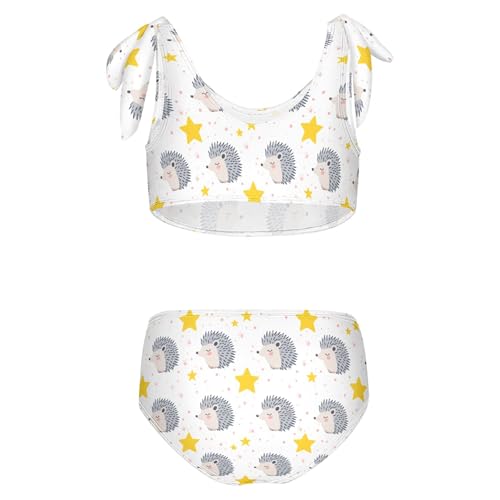 Image of Girls Tankini Swimsuit Bathing Suit Two Piece Bikini Summer Beach Swimwear with Adjustable Strap 3-12 Years