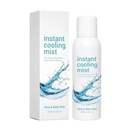 Spray de niebla de refrigeración de 60 ml portátil para refrescar el cuerpo