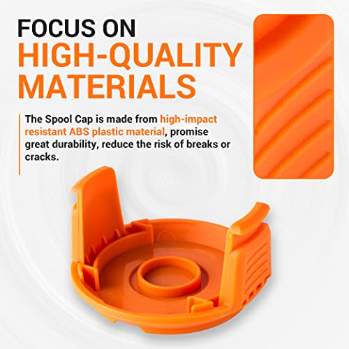 image for BlueStars 4-Pack WA6531 GT Trimmer Replacement Spool Cap Covers - Comp