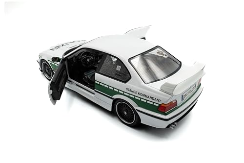 Modelo a escala 1:18 BMW E36 M3 Coupe policía blanco miniatura 6