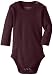 L'ovedbaby Unisex-Baby Newborn Organic Long Sleeve Bodysuit, Eggplant, 12/18 Months