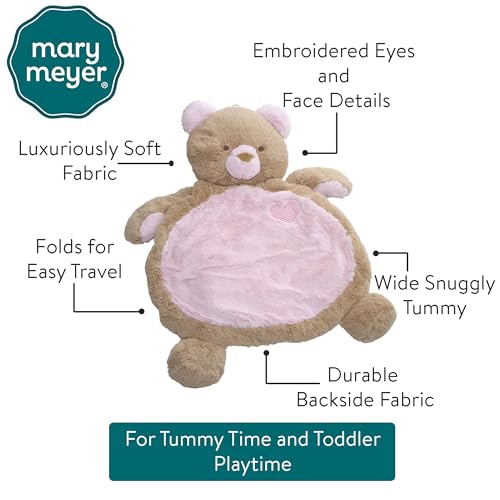Mary Meyer Bestever Baby Mat, Pink Bear - Thumbnail 2