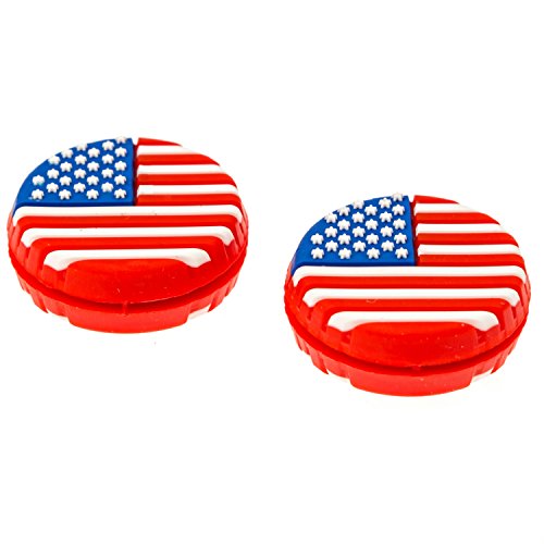 TennisGeek American Flag Tennis Dampener (3 Pack) (USA)