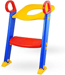 Toddler Baby Safety Potty Training Toilet Step Ladder Loo Seat Trainer System by Crystals®