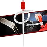 2PK TERA PUMP TRDP14 Siphon Manual Hand-Operated Liquid Transfer Pump for Light Oils, Kerosene, or W