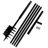 vidaXL Erdbohrer 180mm 5m Brunnenbohrer Erdbohrgerät Brunnenbau Bohrgerät