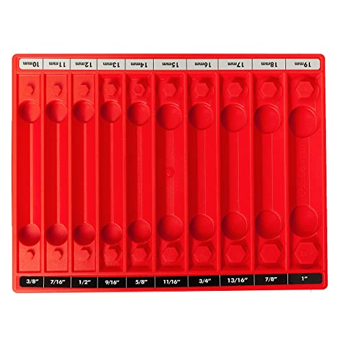 Tool Sorter Socket Organizer - Red