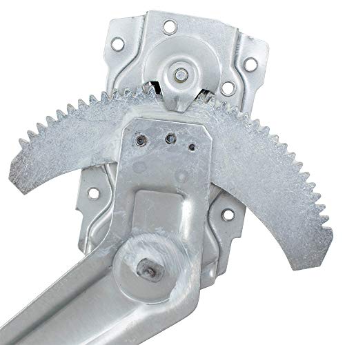 Autoandart Brock Replacement 4 Pc Set Of Front Manual Window Regulators & Crank Handles Compatible With 79-04 Suv Pickup Truck W/Out Vent Window 6980235010 6980135010 #TOP5