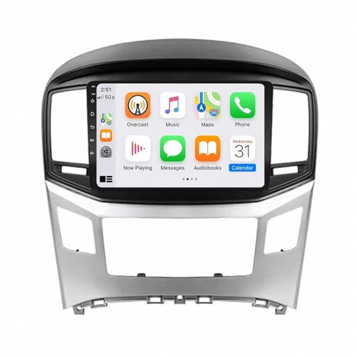 Cámara trasera en radio de coche Carplay para Hyundai H1: aparca seguro y sin golpes