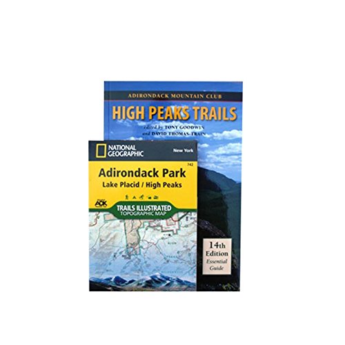 Adirondack Mountain Club Mid-Atlantic Hiking & Backpacking Guide with High Peaks Trails Map Pack | 14th Edition | Detailed Trail Maps, Elevation Profiles, and Expert Tips for Adirondacks & Lake Champl