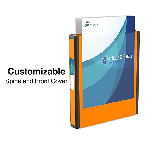 Staples 651861 1.5-Inch 3-Ring Better Binder Orange (13467) #TOP2