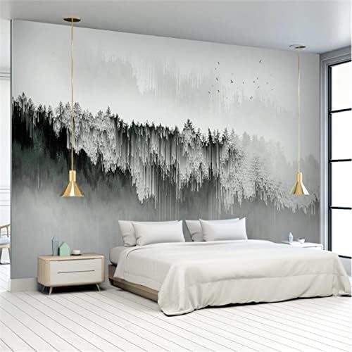 Papier peint 3D paysage abstrait de forêt XLMING pour salon et canapé 200x140 cm