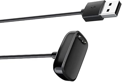 TUCANA Charge Cable Compatible for Fitbit Charge5/Luxe, Smartwatch Replacement USB Charging Dock Stand for Charge5/Luxe, 1.6 FT Pack of 1
