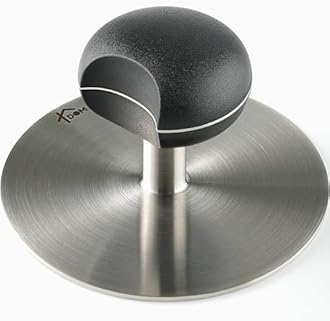 Stainless Steel 6" Burger Smasher, 1.2lb, Strong and Easy-to-Hold Handle to Keep Hands Away from Heat, Durable Design, Dishwasher Safe, Smashburger and Bacon Griddle Press, Prensa para hamburguesas