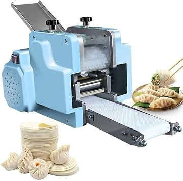 Electric Dumpling Wrapper Machine, Automatic Stainless Steel Skin Maker for Commercial Restaurant and Household Use Noodlesmold
