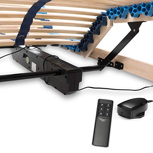 Elektrischer Lattenrost 100×200 cm mit 7 Zonen und individueller Einstellung