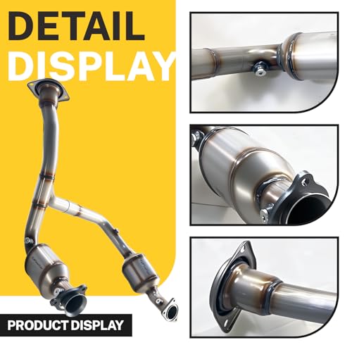 CatFlowFixer Catalytic Converter Compatible with 2007 2008 Chevy Silverado 1500/Tahoe/Avalanche/Suburban 1500, Sierra 1500/Yukon/Yukon XL 1500 V6 V8 4.3L 4.8L 5.3L 5.8L 6.0L Catalytic Convertor by CatFlowFixer - Used condition - Image 3
