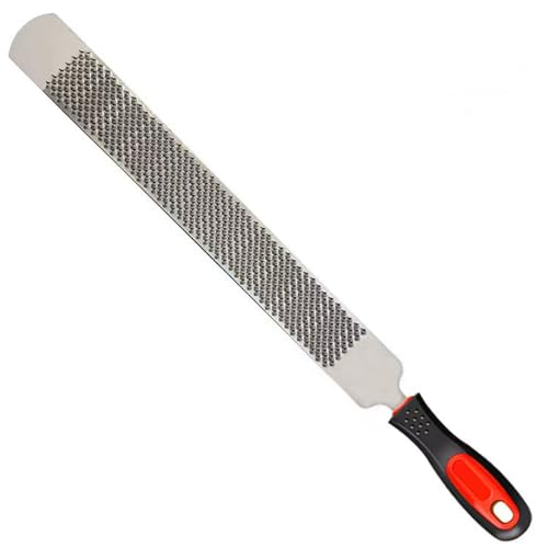 Escofina Para Pezuñas, Lima De Pezuña De Caballo, Escofina Para Pezuñas De Caballo, Escofina De Caballo, Acero Al Carbono, De Doble Cara, Con Mango, Para Reparar Herraduras, Afilar Dientes