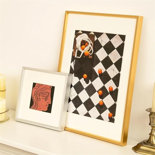 Cadre pour affiche 35x45 cm or brossé pour protéger vos toiles - 7
