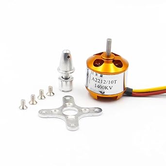 XXD A2212 2212 930KV 1000KV 1400KV 2200KV 2450KV Brushless Motor 2-3S Lipo 3.17mm Shaft Suitbule for Fixed Wing Traversing Drones A2212 1400KV